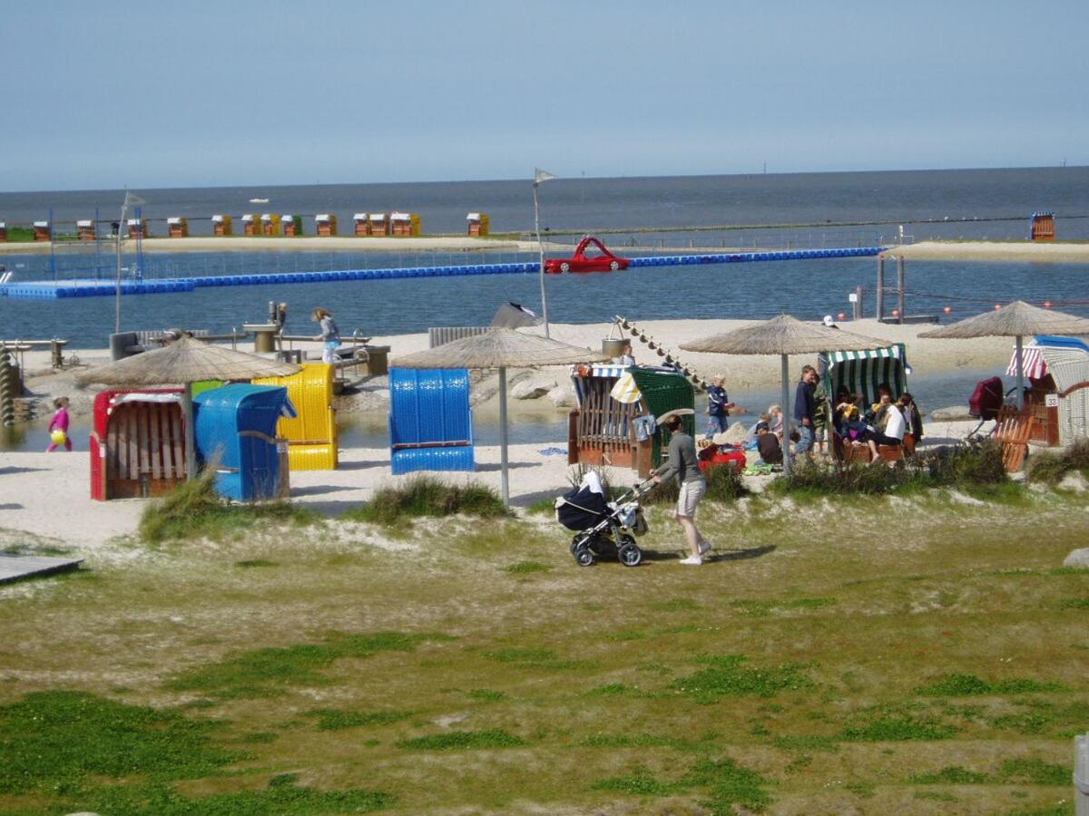 Ferienwohnung Hein Am Nordseedeich Butjadingen Dış mekan fotoğraf