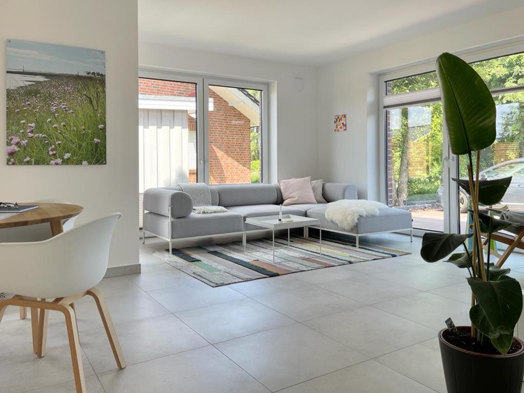 Ferienwohnung Hein Am Nordseedeich Butjadingen Dış mekan fotoğraf